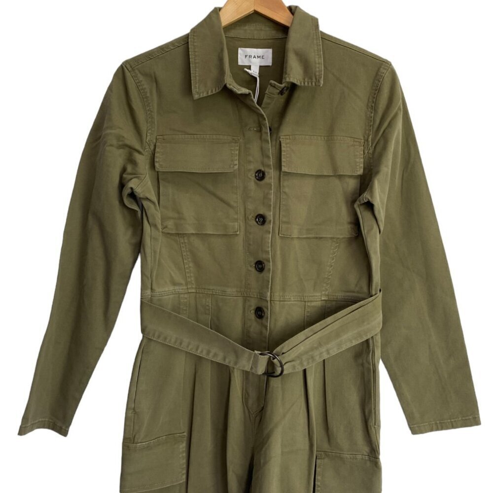 Frame Denim Safari Boiler Jumpsuit - Picture 3 of 14